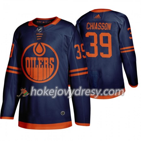 Pánské Hokejový Dres Edmonton Oilers Alex Chiasson 39 Adidas 2019-2020 Modrý Authentic